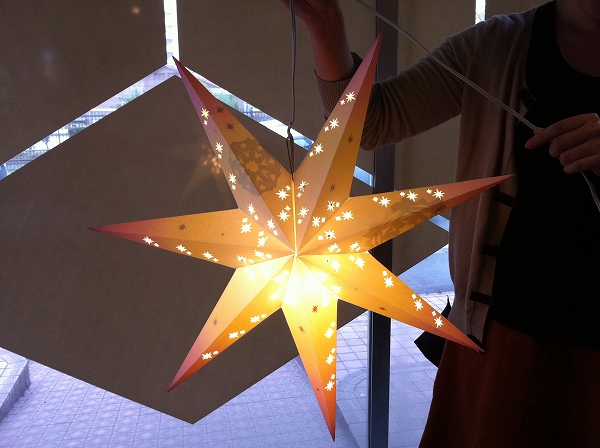 福岡の照明デザイン事務所ライトニック星型照明手作りの灯りワークショップ