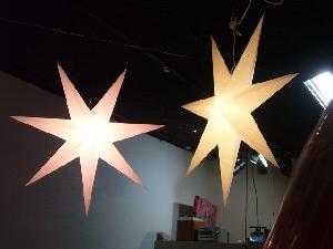 福岡の照明デザイン事務所　手作りの灯り星型照明