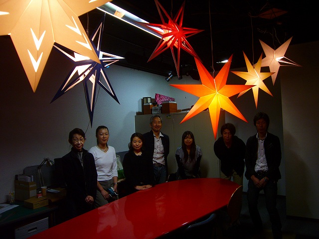 福岡の照明デザイン事務所　ライトニックのワークショップ　星型照明手作り教室